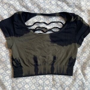 CAMO CHEER SPORTS BRA/TOP SIZE XS/S